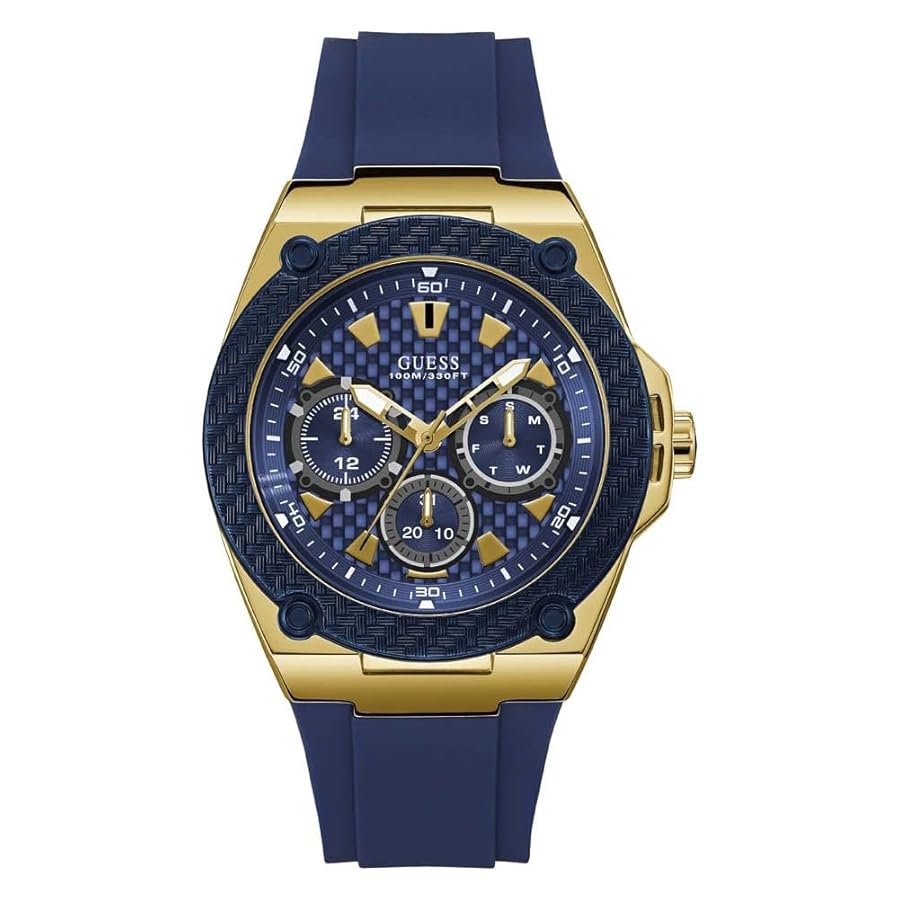 Amazon.com: GUESS Men Stainless Steel Quartz Watch with